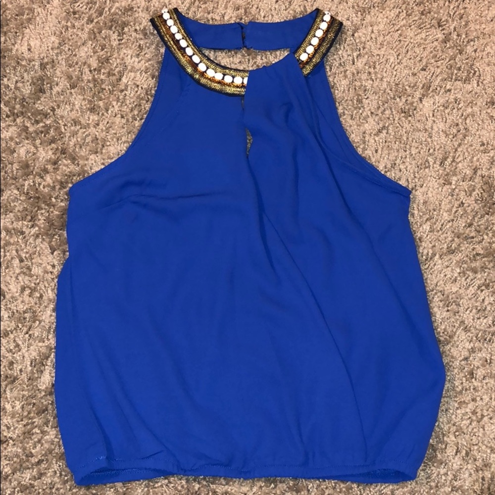 Blue top